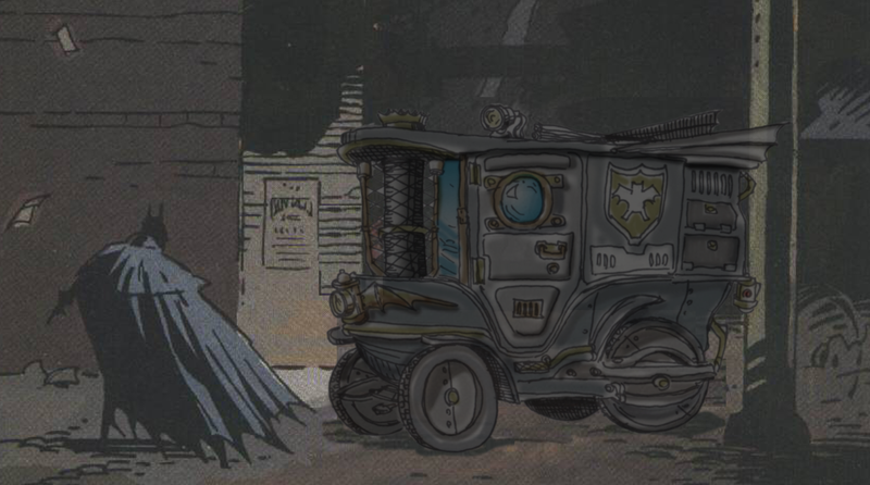 Illustration for article titled This Is What The Batmobile For The Upcoming 1800s-Era Batman Movie Should Be